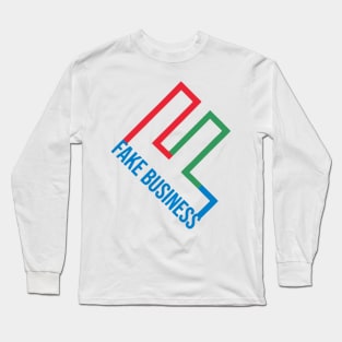 Fake Business Long Sleeve T-Shirt